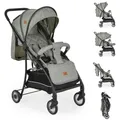 Produktbild: Cangaroo Kinderwagen London Buggy, Aluminiumrahmen, verstellbare Rückenlehne grün