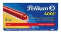 Produktbild: Pelikan Großraum Tintenpatronen 4001 GTP/5 rot (5 Patronen)