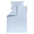Produktbild: Alvi Bettwäsche Mull für Kinderbett mit Knopf sky way hellblau 100x135 cm
