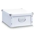 Produktbild: Zeller Aufbewahrungsbox Pappe weiß 40 x 33 x 17 cm