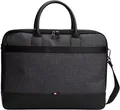 Produktbild: Tommy Hilfiger Herren Laptoptasche Nylon Travel mit Tragegurt, Schwarz (Melange), Einheitsgröße