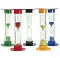 Produktbild: SANDUHREN-SET 5 Stück Sanduhr Zeit lernen Stundenglas
