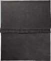 Produktbild: Erwin Müller Plaid, Wolldecke, Wohndecke anthrazit Größe 100x150 cm - anschmiegsam, temperaturausgleichend, mit Fransen - (weitere Farben, Größen)