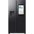 Produktbild: Samsung Family Hub™ RS97F Side-by-Side mit View Inside und Wassertank, EEK: E, 614 L Schwarz