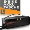 Produktbild: WHEELOO Ebike Akku Tasche bis 49 cm I sicher Laden dank Kabeldurchführung I Batterie Sicherheitstasche in zwei Größen I für Lagerung, Transport, Aufla