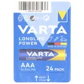 Produktbild: Varta Batterie Alkaline, Micro, AAA, LR03, 1.5V Longlife Power, Retail Box (24-Pack)