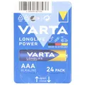 Produktbild: Varta Batterie Alkaline, Micro, AAA, LR03, 1.5V Longlife Power, Retail Box (24-P