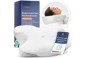 Produktbild: CALMONT Nackenstützkissen Memory Foam Kissen, Orthopädisches Kissen, Ergonomisches Kissen, Füllung: Gel-Memory Schaum