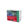 Produktbild: Konstsmide LED Globelichterkette, runde Dioden, 6h Timer, 20 blaue Dioden, batteriebetrieben, Innen, schwarzes Kabel, 3 x AA 1.5V (exkl.) - 1491-407