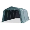 Produktbild: Weidezelt PVC 550 g/m² 3,3×6,4 m Dunkelgrün Tierzelt Lagerzelt Garage Lagerhalle