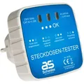 Produktbild: As-schwabe - Prüfstecker Für Steckdosen Mit Kontrollleuchten 230v 16a