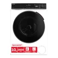 Produktbild: Sharp ES-WNFB014CWDA-DE Waschmaschine 10 kg – Energieeffizienzklasse A (-20%), 1400 U/Min, Dampffunktion, WiFi, Schnellwaschgang, AquaStop, DoubleJet, weiß