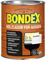 Produktbild: Bondex Holzlasur für Außen Kalkweiß 0,75 L für 10 m² | Hoher Wetter- und UV-Schutz | Natürliches Abwittern - kein Abplatzen | seidenmatt | Holzschutzlasur | Holzlasur