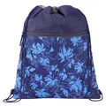 Produktbild: coocazoo Turnbeutel „Tropical Night”, blau, mit Reißverschlussfach und Kordelzug, reflektierende Elemente, Schlaufen zur Befestigung am Schulrucksack, 10 Liter, ab der 3. Klasse
