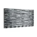 Produktbild: DEQORI Kleiderhaken Glas 60x30 cm 'Unebene Schieferwand' Wand Garderobe