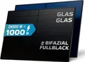 Produktbild: SUNNIVA® Solarmodul 2x 500 W FULL BLACK Bifazial Glas/Glas PV Modul Solarpanel - PMax 1000W (2x500W) Bifacial N-Type, für Balkonkraftwerk oder PV Sola