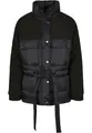 Produktbild: Urban Classics Ladies Sherpa Mix Puffer Jacket Black 3XL