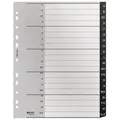 Produktbild: A-z Register Recycle Din A4 Überbreite Kunststoff 90 % Recycelt Schwarz 20 Registerblätter