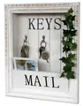 Produktbild: Wandorganizer Vintage Schlüsselboard Holz Ablage 18SE011 Briefablage Shaby Chic