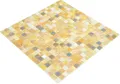 Produktbild: Mosani Mosaikfliesen Glasmosaik Mosaikfliesen beige braun irisierend Sand Wand