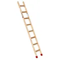 Produktbild: Euroline Holz Sprossenanlegeleiter 8 Sprossen Anlegeleiter Holz Anstellleiter