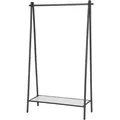 Produktbild: Songmics Garderobenständer HSR23BK, schwarz, aus Metall, 153 x 92cm