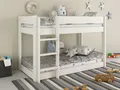 Produktbild: OTTO home Kinderbett ROBIN,Bodenbett,Etagenbett,Leiter/Einstieg seitenverkehrt montierbar (2 Größen), Montessori Stil, zertifiziertes Massivholz