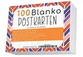 Produktbild: Blanko Postkarten Set mit 100 Karten  Gestalte und bedrucke deine eigenen Pos...
