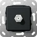 Produktbild: Gira SAT F Buchse sw matt 565010