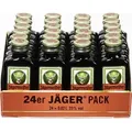 Produktbild: 24 x 0,02 l | Jägermeister Kleinflaschen Kräuterlikör Miniflaschen | 35 % vol