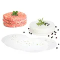 Produktbild: GOURMEO® Burger Papier/Blatt Backpapier für Burgerpresse Ø11 cm 1000 STK. – Antihaft Backpapier/Trennpapier für perfekte Hamburger, Cheeseburger – zum Grillen
