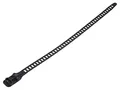 Produktbild: 115-11350 Kabelbinder lösbar L: 340mm W: 11mm schwarz Polyurethan 123N HELLERMAN