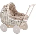 Produktbild: LILI Puppenwagen aus Weide Cremefarben 48X28 H26/47 CM