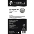 Produktbild: Chronoplan Wochenplan 50254 Midi 96x172mm 1W/2S