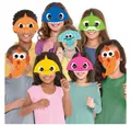 Produktbild: Amscan Hängedekoration Amscan 'Baby Shark' - 8 Papier Gesichtsmasken Hai-