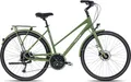 Produktbild: Bergrausch Hochwilde Trapez sportliches Damen-Trekkingbike 28 Zoll Grün 46 cm