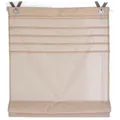 Produktbild: Kutti Raffrollo Kessy Biese, mit Hakenaufhängung, ohne Bohren, halbtransparent, Baumwolle, Polyester, Hakenaufhängung beige 100 cm x 140 cm