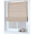 Produktbild: Rollo Raffrollo ., heine, halbtransparent, Ösen mit Fensterhaken beige 100 cm x 140 cm