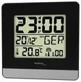 Produktbild: Technoline WT 260 Funkuhr Innentemperatur in °C/°F Datumsanzeige Schwarz,Silber