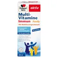 Produktbild: Doppelherz Multi-Vitamine Immun Family – 11 Vitamine + Magnesium sofort trinkfertig mit Multifruchtgeschmack – 250ml