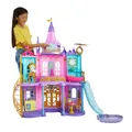 Produktbild: Mattel Disney Prinzessin Puppenhaus, Magisches Schloss, 3 Etagen, 10 Spielbereiche, mit Licht und Geräuscheffekten, inkl. 28 Zubehörteilen, Disney Geschenke, Spielzeug ab 3 Jahre, HLW29