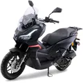 Produktbild: Motorroller 125 ccm QS125 ADV, Mattschwarz, Euro 5+, 11,3 PS, EFI Wasserkühlung, 7 Zoll TFT Display, verstellbares Windschild, Keyless Go, Dual USB, CBS