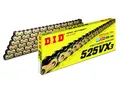 Produktbild: DID 525 VX3 G&B X-Ring Motorrad Kette gold mit Nietschloss 122Glieder