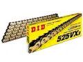 Produktbild: DID Kette VX3 X-Ring 525x122 Glieder offen Gold Nietschloss