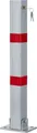 Produktbild: Stagecaptain Absperrpfosten PPP-70 SR Parkpfosten - Extra stabile Parksperre aus Stahl (1-tlg., inkl. Parkpfosten und Schlüssel), Stationäre Absperrung für Parkplätze