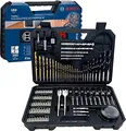 Produktbild: Titanium Pro Bohrer-/ Schraubendreher-/ Bit-Set, 103-teilig, Bohrer- & Bit-Satz in Koffer