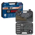 Produktbild: Bosch Professional Bohrer Bit Set Titanium Box Holz Metall Stein 103tlg Zubehör