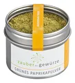 Produktbild: Zauber der Gewürze Grünes Paprikapulver – Paprika grün gemahlen mit milder Paprika-Note für Dips, Marinaden, Saucen, Fisch & Meeresfrüchte sowie Gemüsegerichte und Salate, 50 g