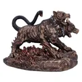 Produktbild: Nemesis Now Cerberus der dreiköpfige Hades-Figur, Harz, Bronze, detailliertes Cerburus-Ornament, griechische Mythologie-Figur, gegossen aus feinstem Harz, bronzefarben