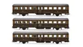 Produktbild: Rivarossi HR4369 Set 3 Chandra 2 Asse,Dritte Klasse, Kastanie / Isabella FS